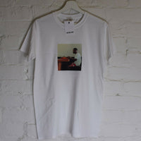 FO Typewriter Printed Tee In White
