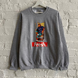 FRESH Prince Printed Sweatshirt In Grey