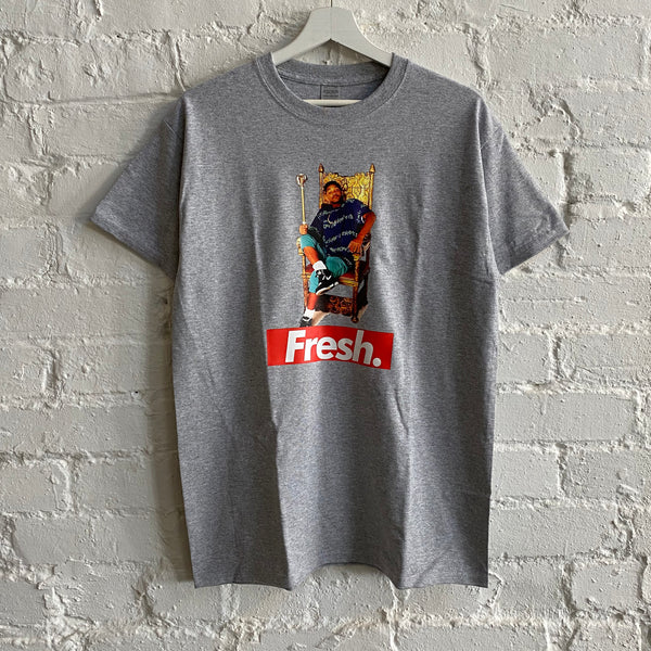 FRESH Prince Printed Tee In Grey