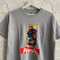 FRESH Prince Printed Tee In Grey