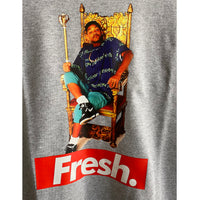 FRESH Prince Printed Tee In Grey