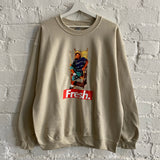FRESH Prince Printed Sweatshirt In Sand
