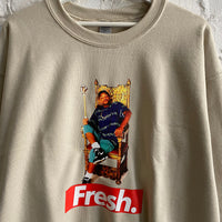 FRESH Prince Printed Sweatshirt In Sand