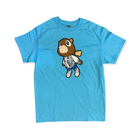 Kanye Flying Bear Printed T Shirt