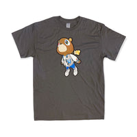 Kanye Flying Bear Printed T Shirt