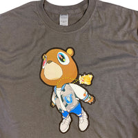 Kanye Flying Bear Printed T Shirt