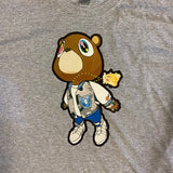 Kanye Flying Bear Printed T Shirt