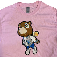 Kanye Flying Bear Printed T Shirt
