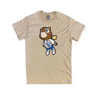 Kanye Flying Bear Printed T Shirt