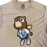 Kanye Flying Bear Printed T Shirt