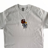 Kanye Flying Bear Embroidered Tee In White