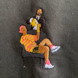 Fresh Prince & Geoffrey Embroidered Hoodie In Black