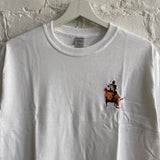 Fresh Prince & Geoffrey Embroidered Tee In White