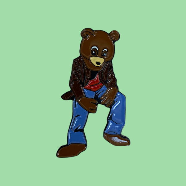 Full Pose Bear Enamel Pin