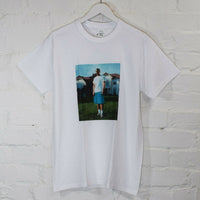 FO Glitter Shorts Printed Tee In White