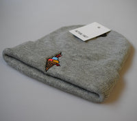 Ice Cream Tattoo Roll Up Beanie In Grey