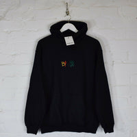 Joey Bada$$ Embroidered Hoodie In Black