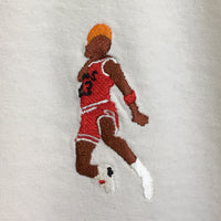 Jordan Slam Dunk Embroidered Tee In White