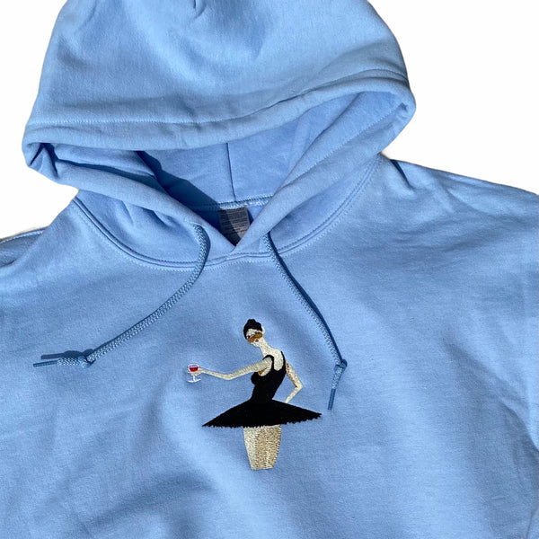 Kanye Ballerina Embroidered Hoodie – Actual Fact Clothing
