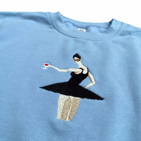Kanye Ballerina Embroidered Sweatshirt