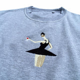 Kanye Ballerina Embroidered Sweatshirt