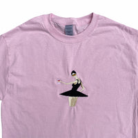 Kanye Ballerina Embroidered T Shirt