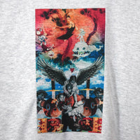 Kanye Collage Printed Tee In Grey