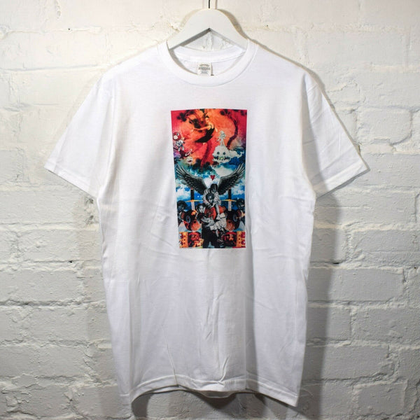 Kanye Collage Printed Tee In White