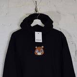 Kanye Dropout Bear Embroidered Hoodie In Black