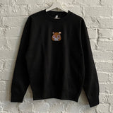 Kanye Dropout Bear Embroidered Sweatshirt In Black