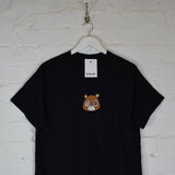 Kanye Dropout Bear Embroidered Tee In Black