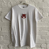 Kanye Dropout Bear Embroidered Tee In White