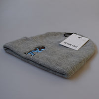 Kanye Roll Up Beanie In Grey