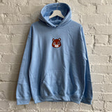 Kanye Dropout Bear Embroidered Hoodie In Sky Blue