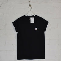 Kendrick Lemar Kneel Embroidered Tee In Black