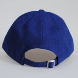New Era LA Dodgers Heather Team 9Forty Curve Peak Cap In Blue & Grey