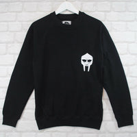 MF Doom Badge Printed Sweatshirt In Black