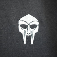 MF Doom Mask Embroidered Tee In Black