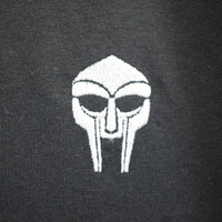 MF Doom Mask Embroidered Tee In Black