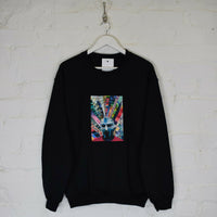 MF Doom Rainbow Printed Sweatshirt In Black