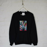 MF Doom Rainbow Printed Sweatshirt In Black
