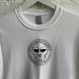 MF Doom Medusa Embroidered Tee In White