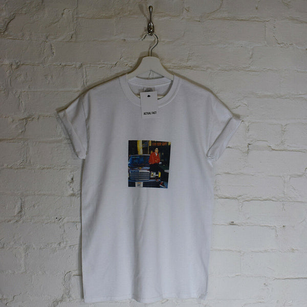MJ Greatest Of All Time Printed Tee In White