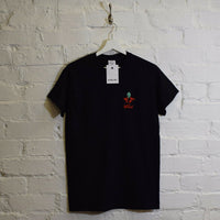 MJ Thriller Embroidered Tee In Black