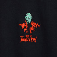 MJ Thriller Embroidered Tee In Black