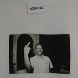 M-L-K Profanity Printed Tee In White
