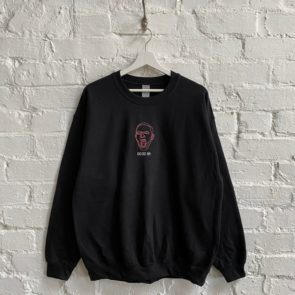 Mac Miller Good AM Embroidered Sweatshirt In Black