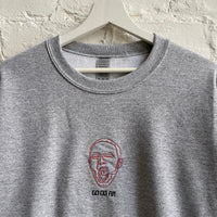 Mac Miller Good AM Embroidered Sweatshirt In Grey