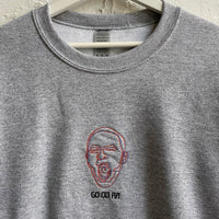 Mac Miller Good AM Embroidered Sweatshirt In Grey