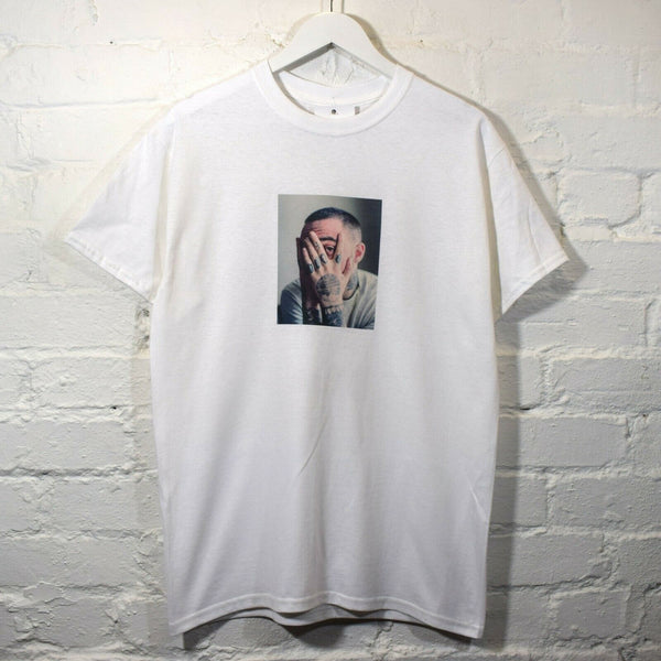 Mac Miller Hands Printed Tee In White